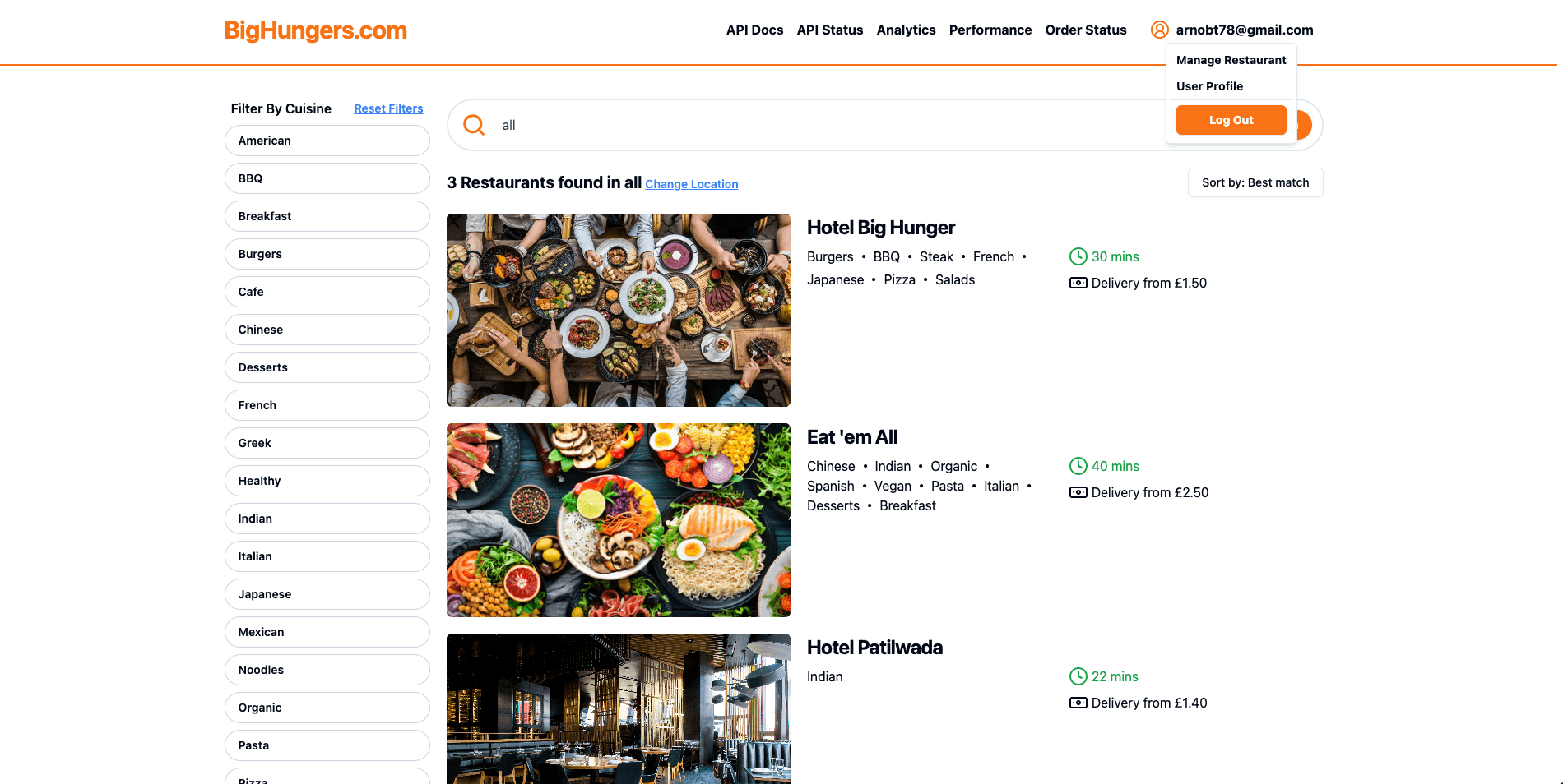 Restaurant Food Ordering Management System - React, Express.js FullStack MERN Project (including Business-Insights Dashboard)